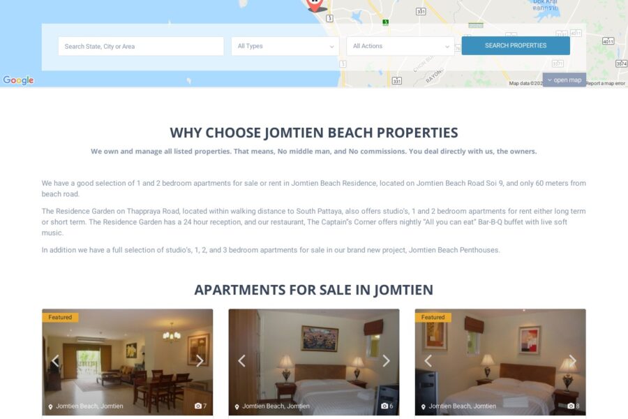 Jomtien Beach Properties – Real Estate