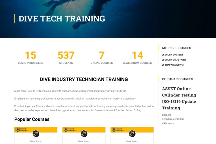 Dive Tech Training