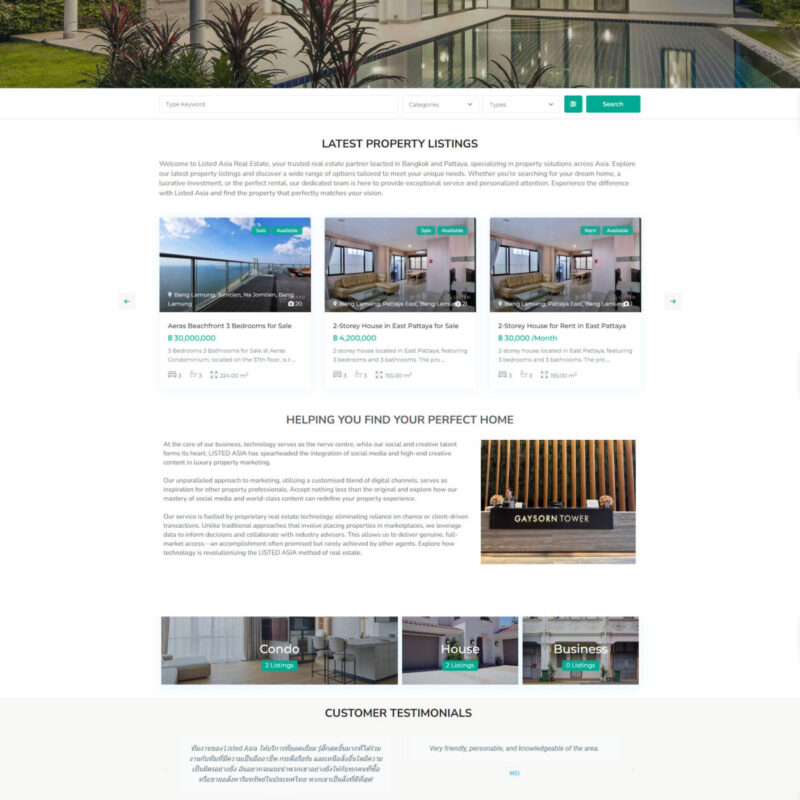 Listed Asia – Your Dream Property